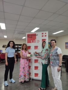 Visita de la profesora Arpi Manookian a miembros del Grupo SALBIS